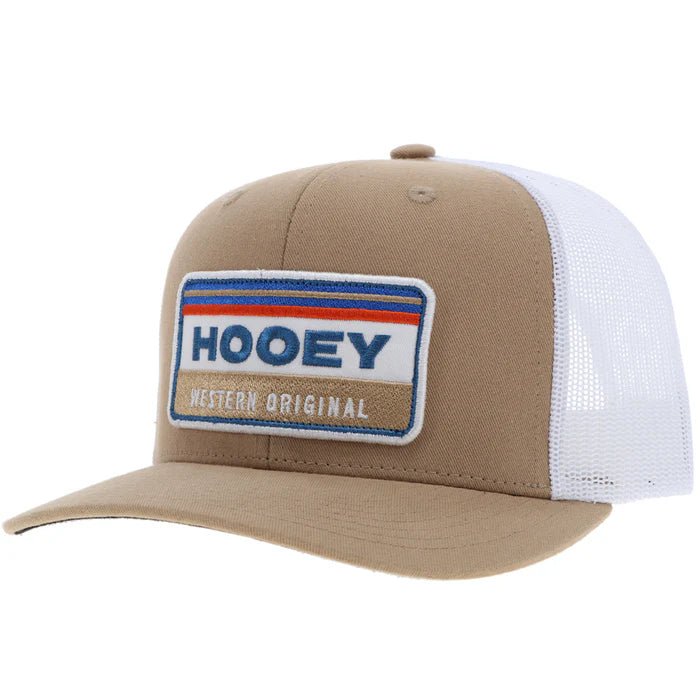 Discover Hooey "Horizon" Tan/White Hat Quality Hooey Hats located at The Revival.