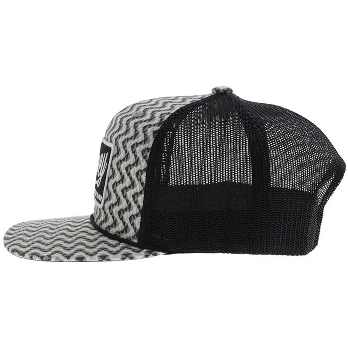 Discover Hooey "Lakota" Hat Grey/Black w/Pattern Quality Hooey Hats located at The Revival.