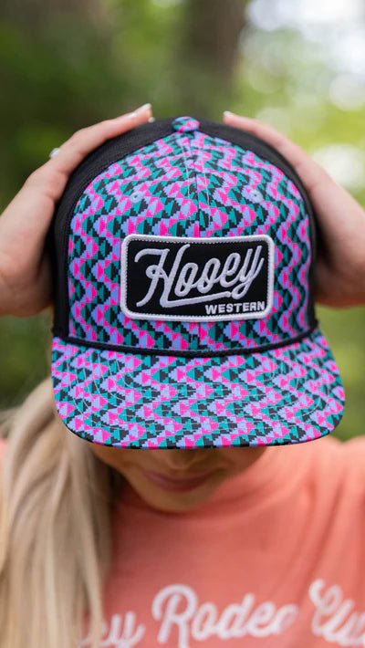 Discover Hooey "Lakota" Hat Purple /Black Quality Hooey Hats located at The Revival.