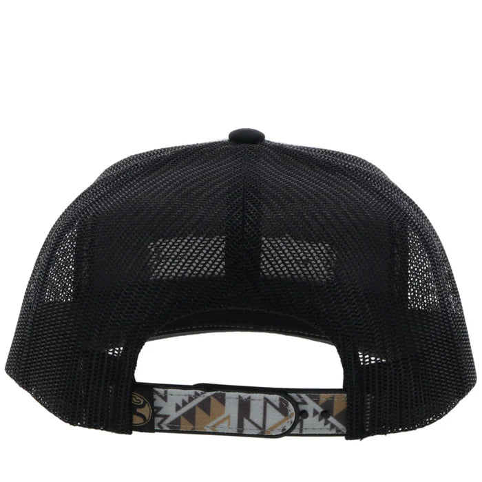 Discover Hooey "Lock - Up" Grey/Black w/Aztec Hat Quality Hooey Hats located at The Revival.