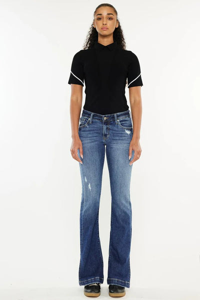 Kancan Brea Low Rise Bootcut Jeans - Discover Kancan Brea Low Rise Bootcut Jeans Quality Kancan Jeans located at The Revival.