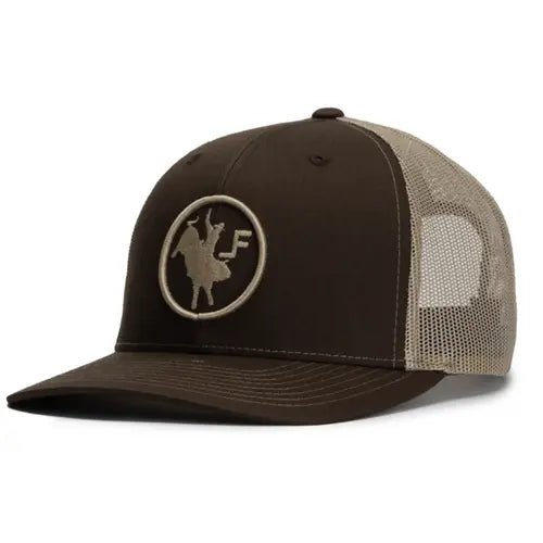 Lane Frost Comeback Western Snapback Hat - Front View of Lane Frost Rodeo Cap