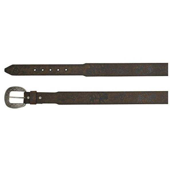 Red Dirt Hat Co - MENS OILED LEATHER BELT W/BISON AND LOGO - Discover Red Dirt Hat Co - MENS OILED LEATHER BELT W/BISON AND LOGO Quality Red Dirt Hat Co. Belts located at The Revival.