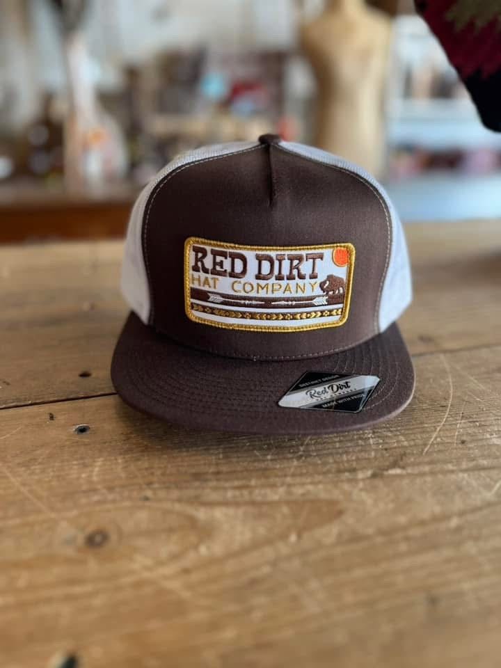 Discover Red Dirt Hat Co. Arrows - Brown White Quality Red Dirt Hat Co. Hats located at The Revival.