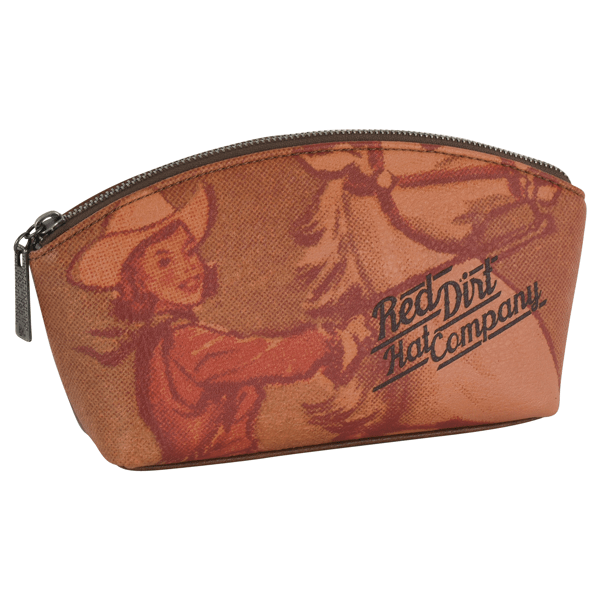 Red Dirt Hat Co. Ladies Vintage Cowgirl Dome Cosmetic Pouch - Discover Red Dirt Hat Co. Ladies Vintage Cowgirl Dome Cosmetic Pouch Quality Red Dirt Hat Co. Cosmetic Bag at The Revival.
