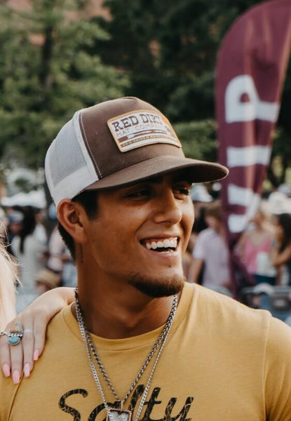Red Dirt Hat Co. Arrows - Brown White - Discover Red Dirt Hat Co. Arrows - Brown White Quality Red Dirt Hat Co. Hats located at The Revival.