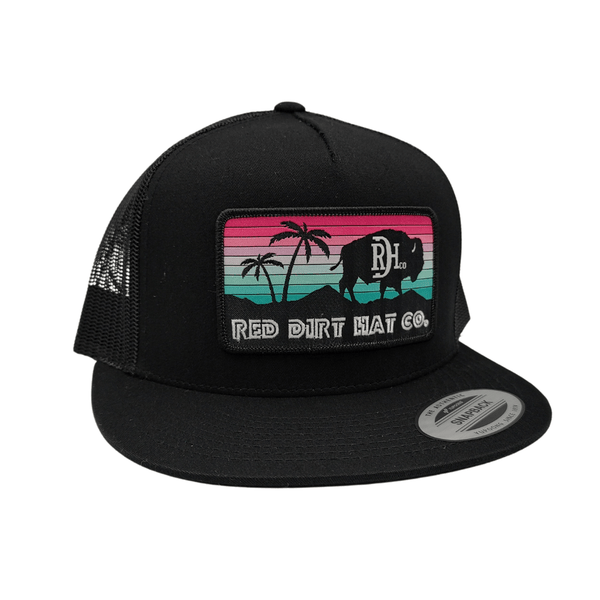 Red Dirt Hat Co. Miami Vice - Black/Black - Discover Red Dirt Hat Co. Miami Vice - Black/Black Quality Red Dirt Hat Co. Hats located at The Revival.