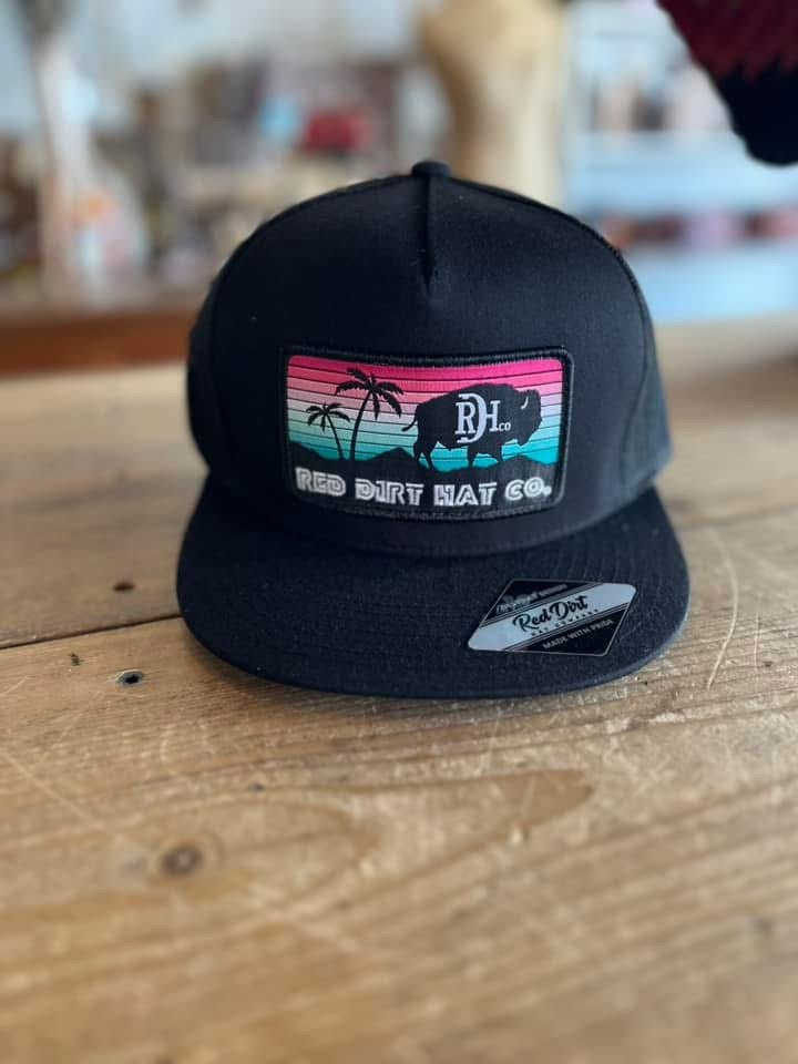 Discover Red Dirt Hat Co. Miami Vice - Black/Black Quality Red Dirt Hat Co. Hats located at The Revival.