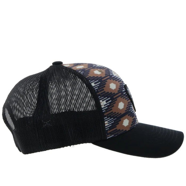 Hooey Rope Like A Girl Cream/Tan/Black Aztec Pattern Hat SKU: 2349T-CRBK - Discover Hooey Rope Like A Girl Cream/Tan/Black Aztec Pattern Hat SKU: 2349T - CRBK Quality Hooey Hats located at The Revival