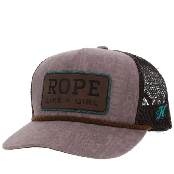 Hooey Rope Like A Girl Pink /Brown Aztec Hat - Discover Hooey Rope Like A Girl Pink /Brown Aztec Hat Quality Hooey Hats located at The Revival.