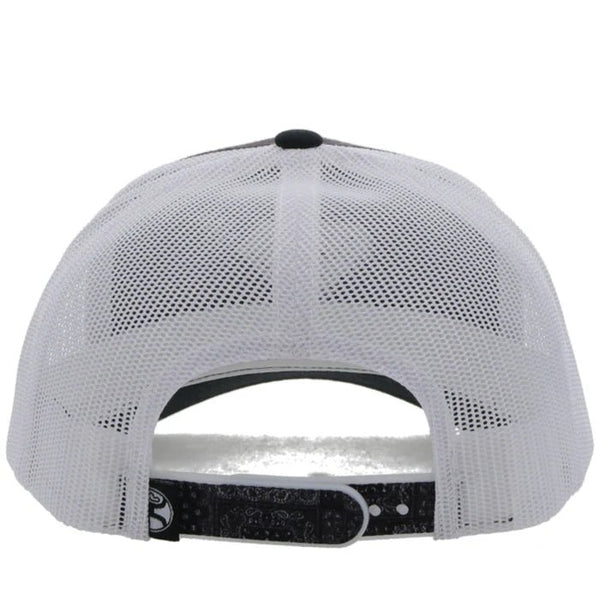 Hooey Rope Like A Girl Black/White Patch & Purple Tinted Bandana Printed Hat SKU: 2349T-BKWH - Discover Hooey Rope Like A Girl Black/White Patch & Purple Tinted Bandana Printed Hat 2349T-BKWH Hooey Hats at The Revival.