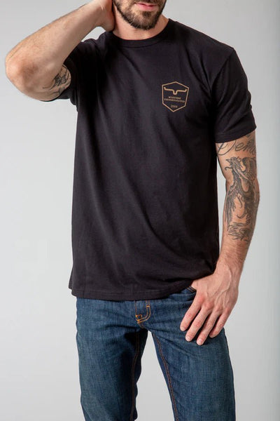 Kimes Ranch Shielded Trucker Tee Shirt - Black - Discover Kimes Ranch Shielded Trucker Tee Shirt - Black Quality Kimes Ranch Shirt located at The Revival.