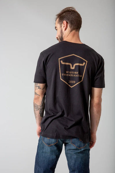 Kimes Ranch Shielded Trucker Tee Shirt - Black - Discover Kimes Ranch Shielded Trucker Tee Shirt - Black Quality Kimes Ranch Shirt located at The Revival.