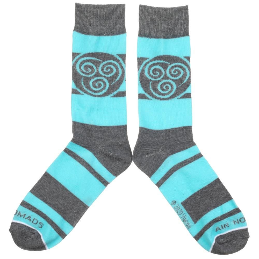Discover Avatar The Last Airbender 4 Pair Crew Socks Quality Bioworld Socks located at The Revival.