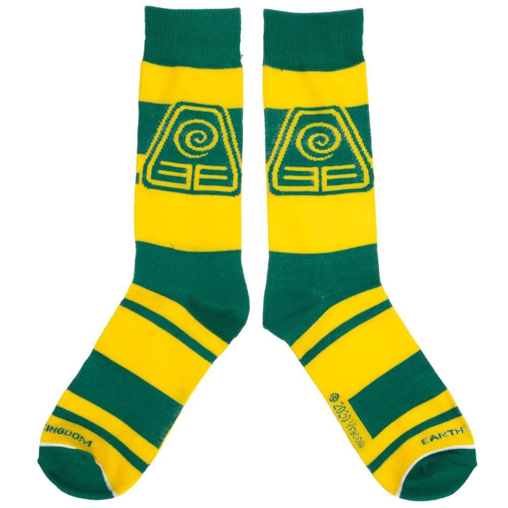Discover Avatar The Last Airbender 4 Pair Crew Socks Quality Bioworld Socks located at The Revival.