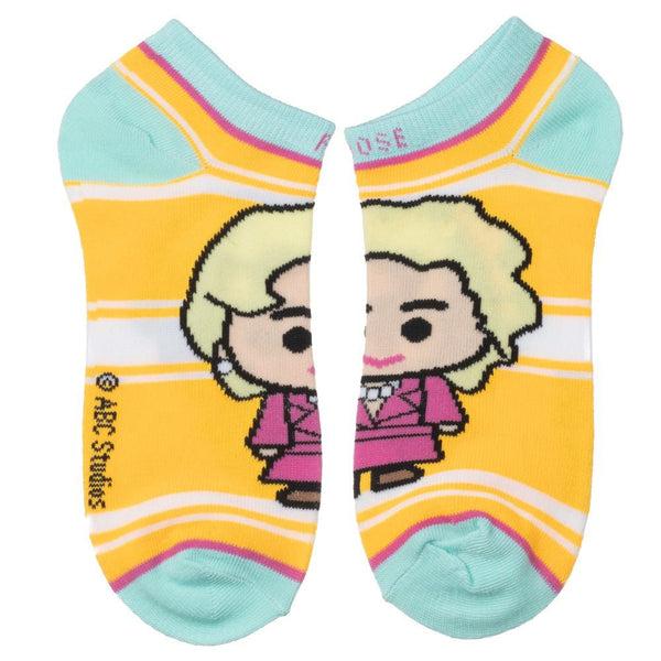 Golden Girls 5 Pair Ankle Socks - Discover Golden Girls 5 Pair Ankle Socks Quality Bioworld Socks located at The Revival.