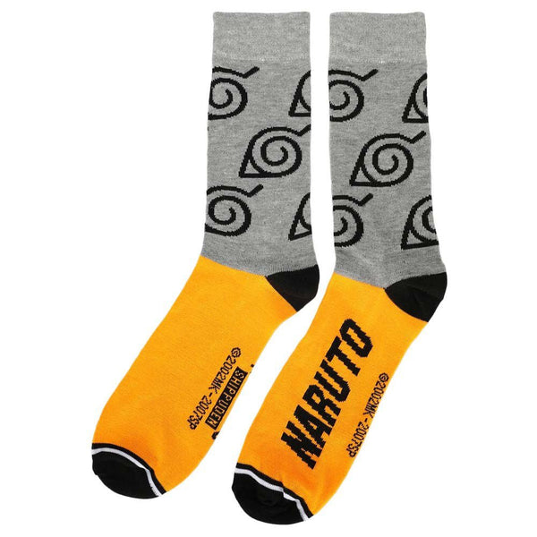 Naruto Split Color 5 Pair Crew Socks - Discover Naruto Split Color 5 Pair Crew Socks Quality Bioworld Socks located at The Revival.