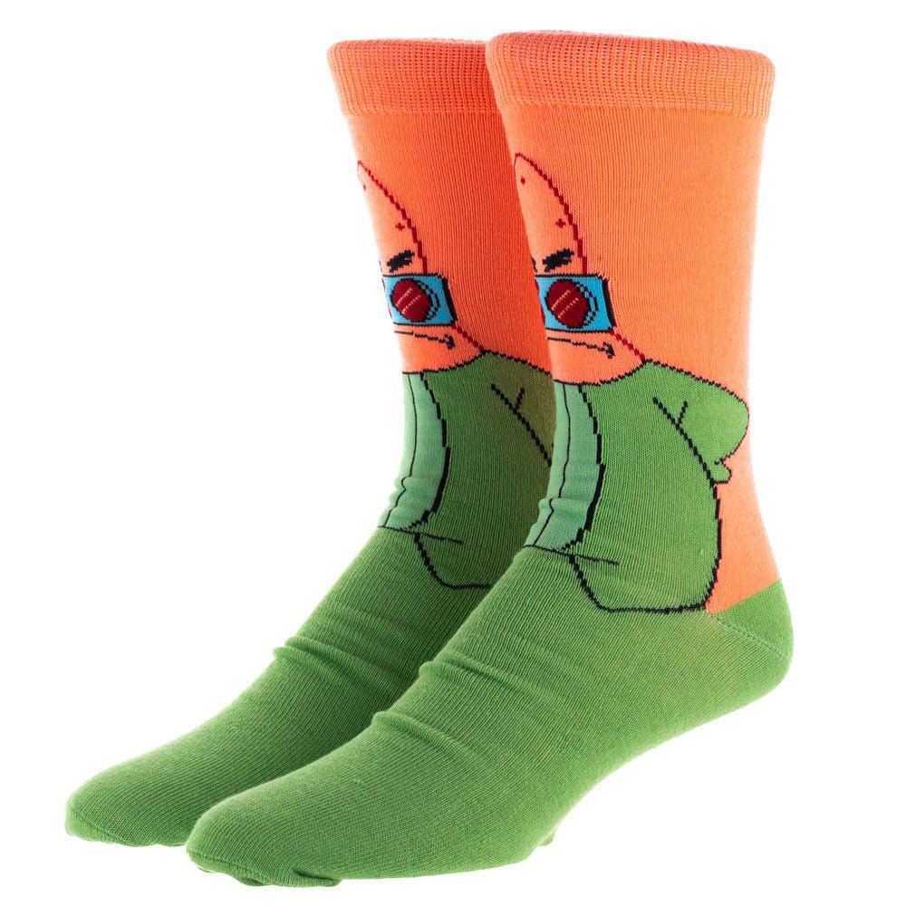 Discover Spongebob Squarepants Heroes 5 Pair Crew Socks Quality Bioworld Socks located at The Revival.