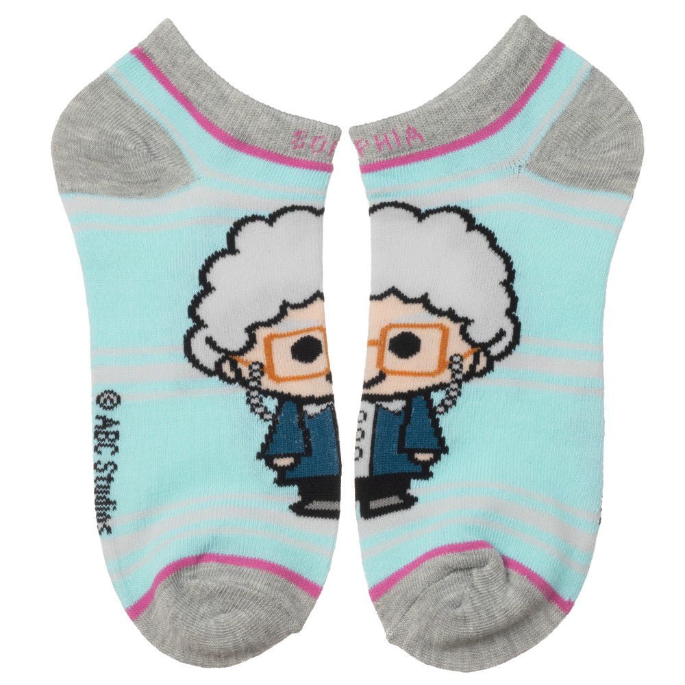 Discover Golden Girls 5 Pair Ankle Socks Quality Bioworld Socks located at The Revival.