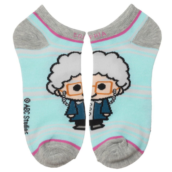 Golden Girls 5 Pair Ankle Socks - Discover Golden Girls 5 Pair Ankle Socks Quality Bioworld Socks located at The Revival.