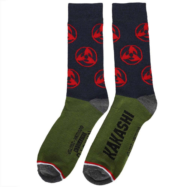 Naruto Split Color 5 Pair Crew Socks - Discover Naruto Split Color 5 Pair Crew Socks Quality Bioworld Socks located at The Revival.