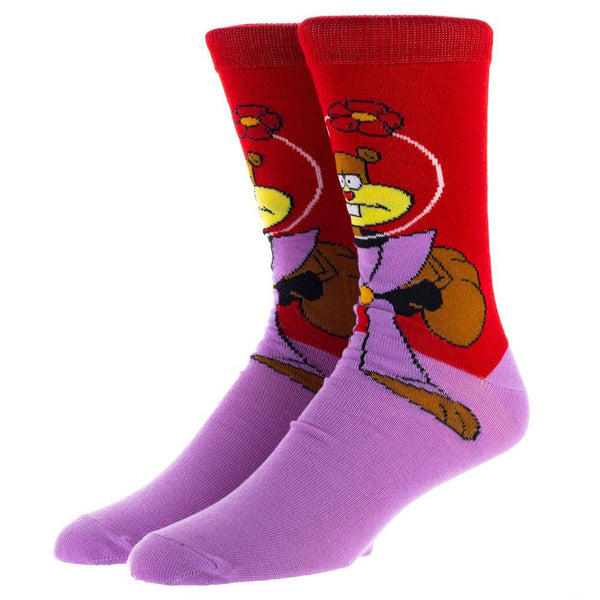 Spongebob Squarepants Heroes 5 Pair Crew Socks - Discover Spongebob Squarepants Heroes 5 Pair Crew Socks Quality Bioworld Socks located at The Revival.