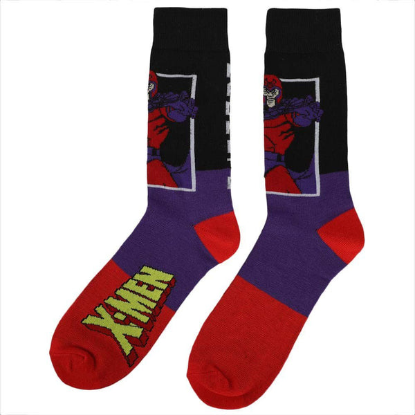 Marvel X-Men Colorblock 5 Pair Crew Socks - Discover Marvel X - Men Colorblock 5 Pair Crew Socks Quality Bioworld Socks located at The Revival.