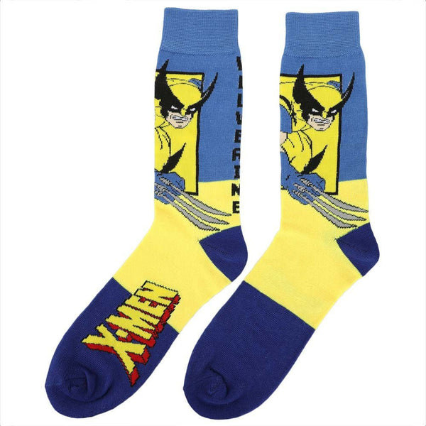 Marvel X-Men Colorblock 5 Pair Crew Socks - Discover Marvel X - Men Colorblock 5 Pair Crew Socks Quality Bioworld Socks located at The Revival.