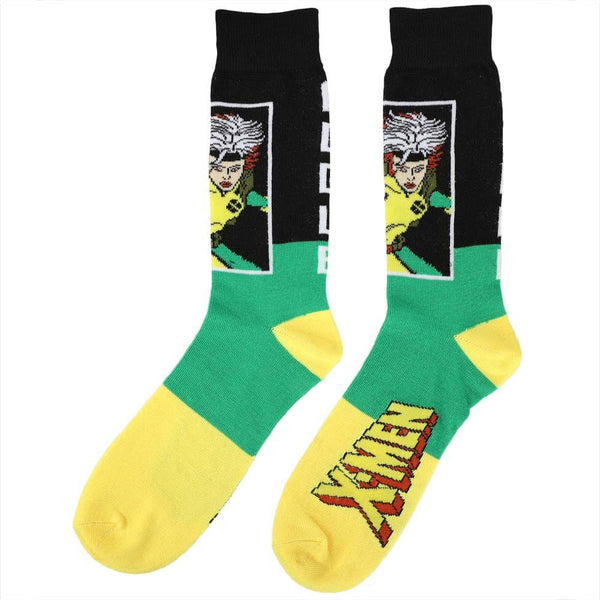 Marvel X-Men Colorblock 5 Pair Crew Socks - Discover Marvel X - Men Colorblock 5 Pair Crew Socks Quality Bioworld Socks located at The Revival.
