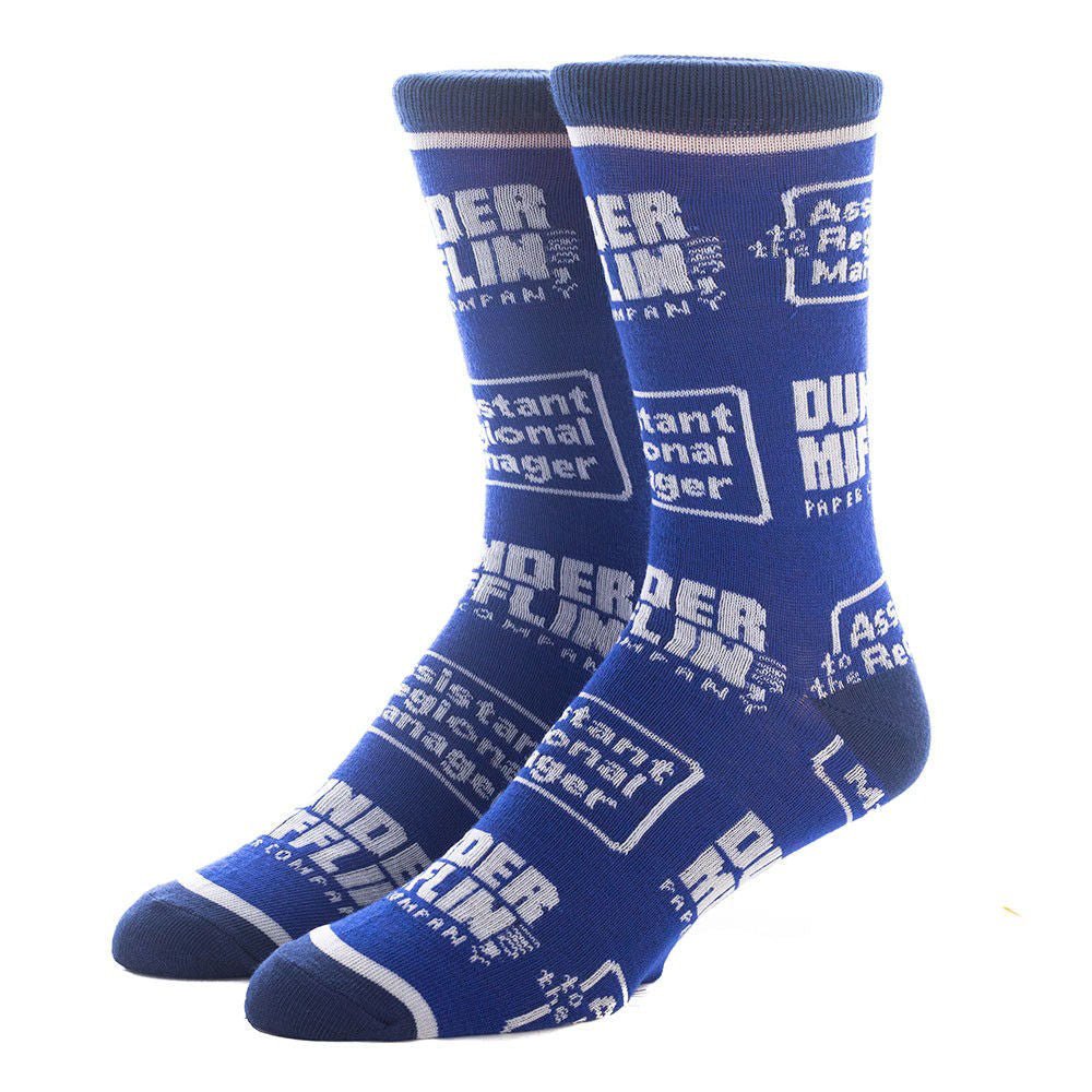 Discover The Office 3 Pair of Crew Box Set Quality Bioworld Socks located at The Revival.