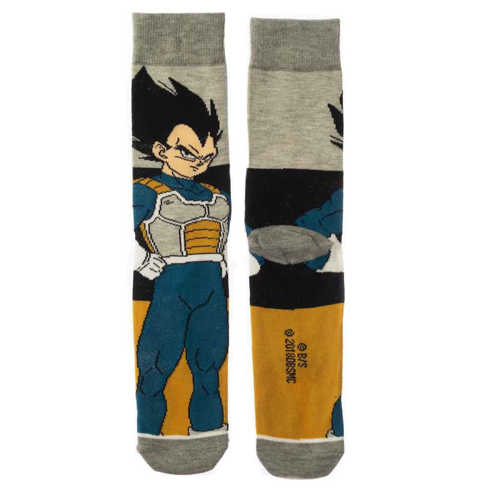 Discover Dragon Ball Z Character 5 Pair Crew Socks Quality Bioworld Socks located at The Revival.