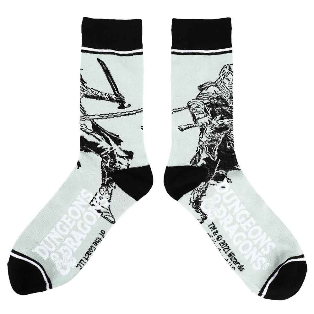 Discover Dungeons & Dragons Character 5 Pair Crew Socks Quality Bioworld Socks located at The Revival.