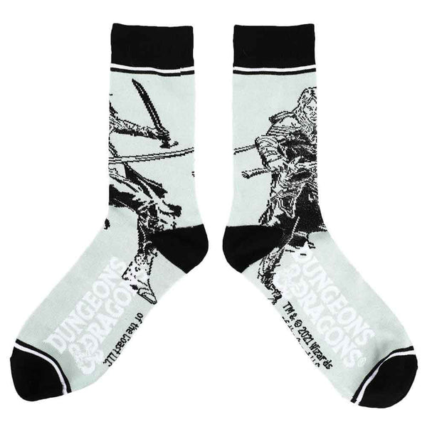 Dungeons & Dragons Character 5 Pair Crew Socks - Discover Dungeons & Dragons Character 5 Pair Crew Socks Quality Bioworld Socks located at The Revival.
