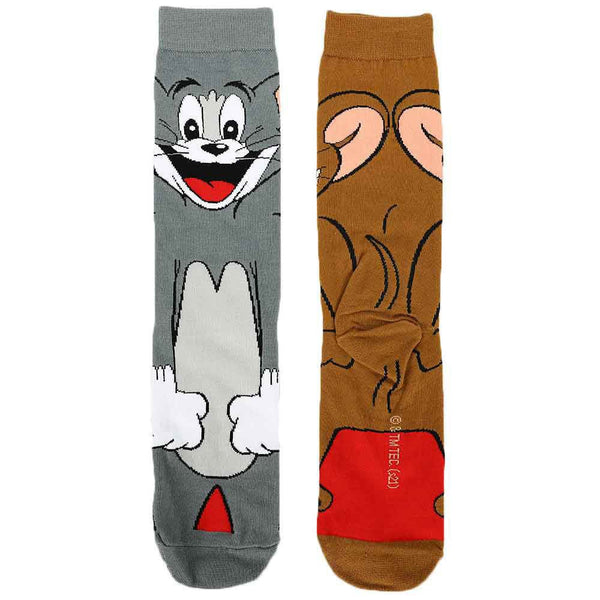 Tom & Jerry Animigos 360 Character Socks - Discover Tom & Jerry Animigos 360 Character Socks Quality Bioworld Socks located at The Revival.