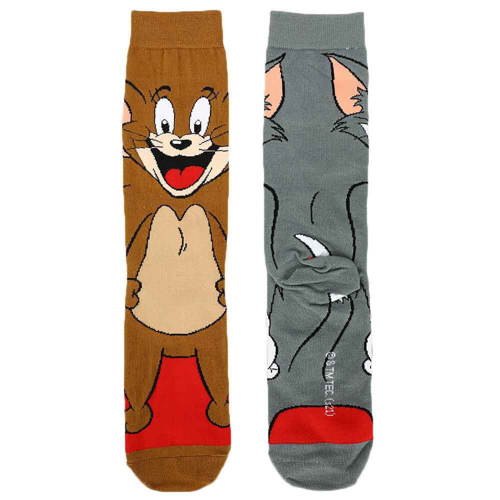 Discover Tom & Jerry Animigos 360 Character Socks Quality Bioworld Socks located at The Revival.