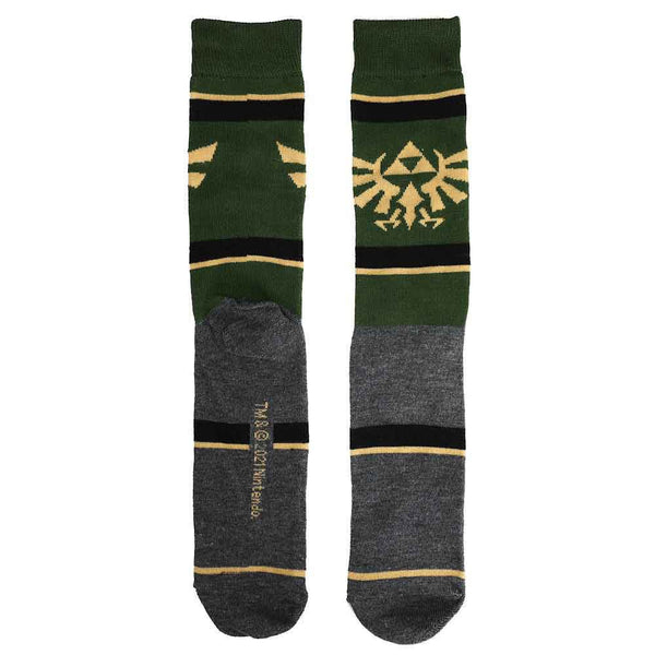 Zelda Hyrule Crest 5 Pair Crew Socks - Discover Zelda Hyrule Crest 5 Pair Crew Socks Quality Bioworld Socks located at The Revival.