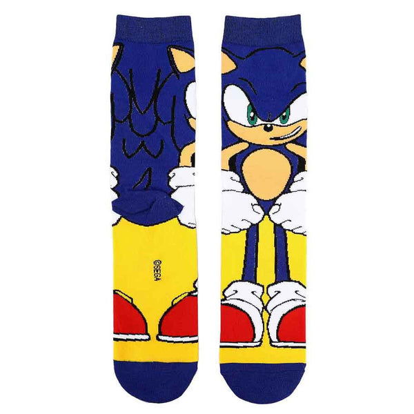 Sonic the Hedgehog 2 Characters 5 Pair Crew Socks - Discover Sonic the Hedgehog 2 Characters 5 Pair Crew Socks Quality Bioworld Socks located at The Revival.