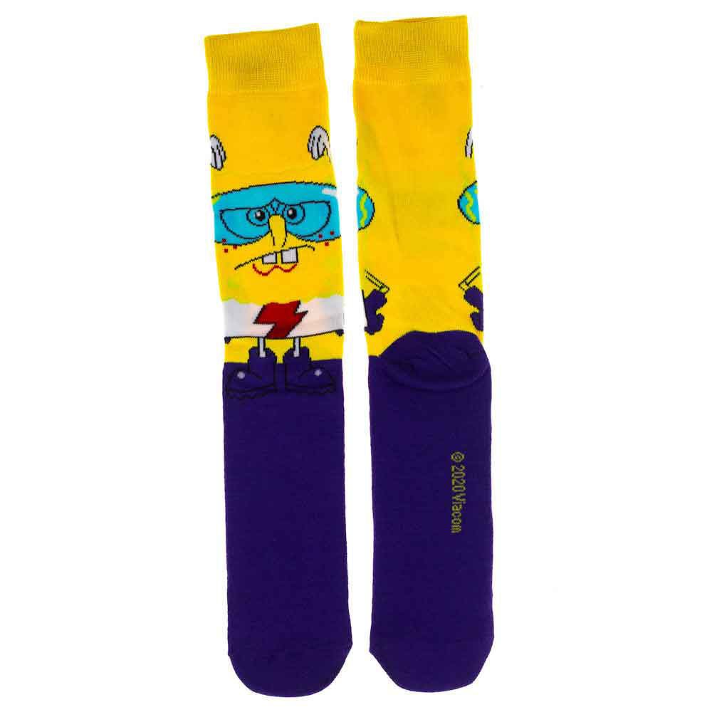 Discover Spongebob Squarepants Heroes 5 Pair Crew Socks Quality Bioworld Socks located at The Revival.