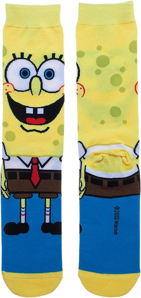 Spongebob Animigos 360 Character Socks - Discover Spongebob Animigos 360 Character Socks Quality Bioworld Socks located at The Revival.
