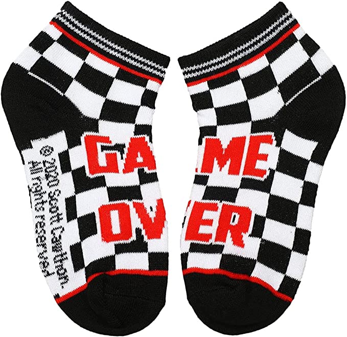 Discover Five Nights At Freddy's Youth 6 Pack Ankle Socks Quality Bioworld Socks located at The Revival.