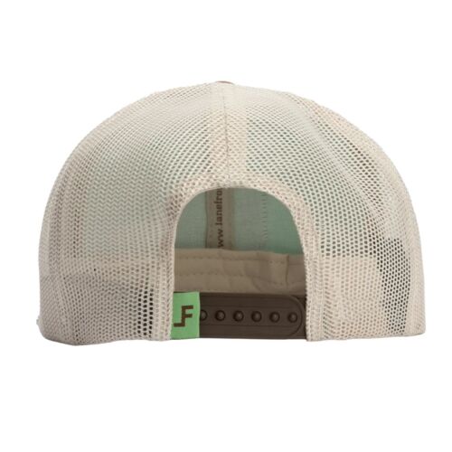 Lane Frost Outlaw Teal Trucker Hat - Back Mesh on Lane Frost Outlaw Teal Western Cap