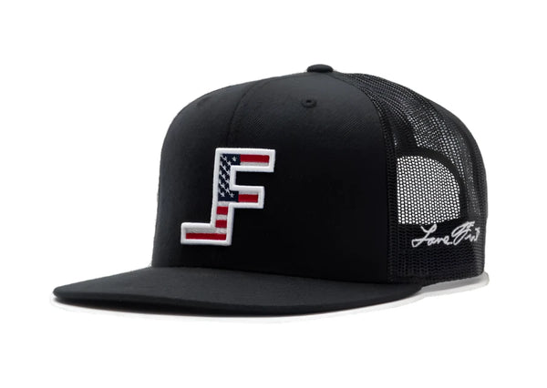 Lane Frost Patriot USA Flag Cap - Hero View of Lane Frost Patriot Western Cap