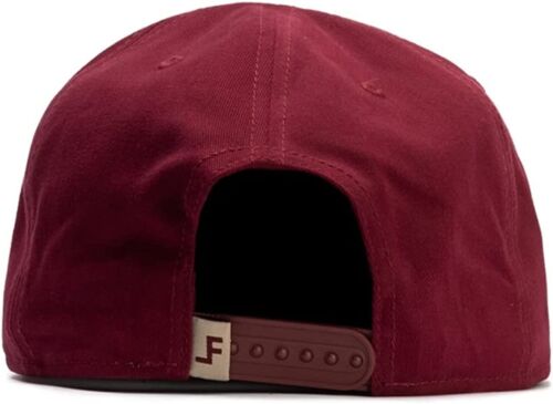 Lane Frost Poncho Maroon Snapback Hat - Lane Frost Poncho Cap Back View