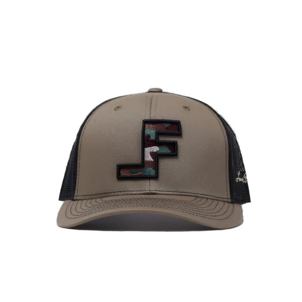 Lane Frost Rambo Western Snapback Hat - Front View of Lane Frost Rambo Trucker Hat