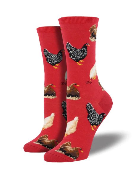 Discover WOMEN'S "HEN HOUSE" SOCKS Quality Socksmith Socks located at The Revival.